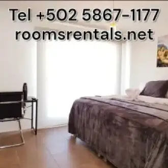 Habitaciones y hospedaje en ciudad de Guatemala. 