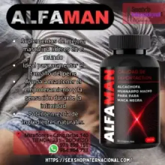 Alfaman Original Ideal para aumentar el tamaño del pen3 - SEXSHOP MIRAFLORES 