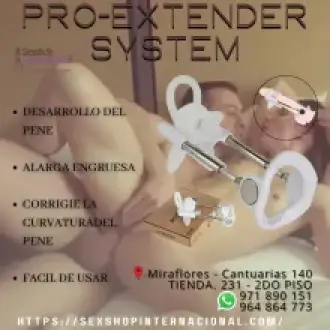 PRO-EXTENDER SYSTEM ALARGA TU P3NE RAPIDO Y SIN DOLOR - SEXSHOP MIRAFLORES