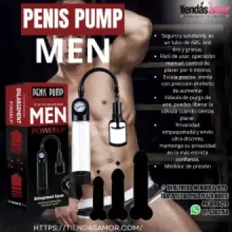 Penis Pump Men Con Válvula FACIL DE USAR Y SIN DOLOR - SEXSHOP MIRAFLORES