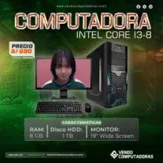  PC Intel Core i3-8 con alto rendimiento y máxima eficiencia 