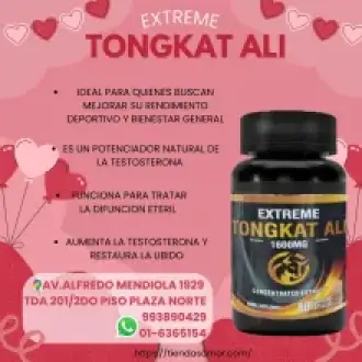 TONGKAT ALI potenciador natural de la testosterona - TIENDAS AMOR
