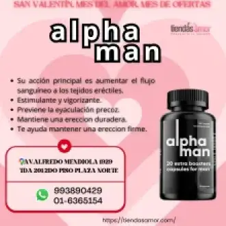 ALPHAMAN SUPLEMENTO QUE AYUDA A MANTENER UNA ERECCION FIRME 