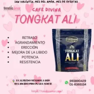Tongkat Ali CAFE DIVINA PARA mantener una libido normal y salud SEXUL