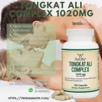 Tongkat Ali Complex 1020 mg MEJOR RENDIMIENTO Y POTENCIA SEXU4L