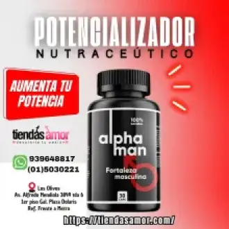  Alphaman Potencializador 100 Natural Aumenta tu Potencia 