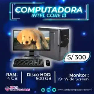  Últimos modelos disponibles PC Intel Core i3 con la mejor tecnología y al mejor precio 