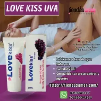 Lubricante Intimo Love Kiss Uva