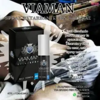 VIAMAN SPRAY RETARDA LA EYACULACION Y GENERA MAS POTENCIA - TIENDAS AMOR