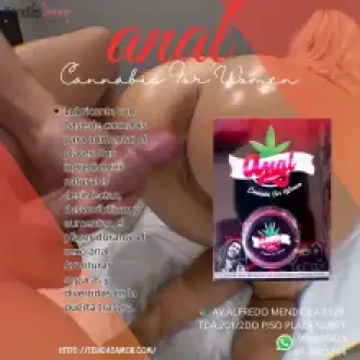 Estimulador Anal Cannabis DILATA Y ADORMECE TU ZONA APRETADA - TIENDAS AMOR 