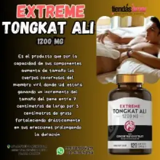 Tongkat Ali 1200 mg Suplemento Extreme FORTALECE TUS ERECCIONES - TIENDAS AMOR 