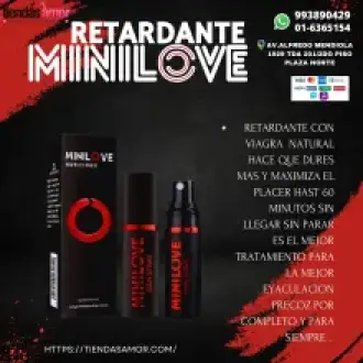 minilove retardante y potenciador sexual - dura màs de 1 hora - TIENDAS AMOR 