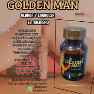 GOLDEN MAN SUPLEMENTO MASCULINO PARA EL DESARROLLO VIRIL - TIENDAS AMOR 