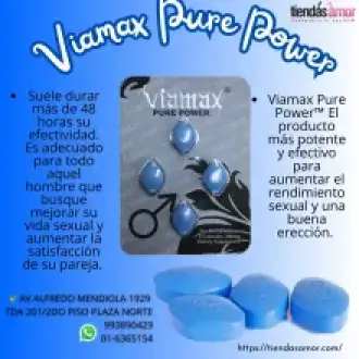 ViaMax Pure Power POTENCIA Y ERECCION MEJORA TU VIDA SEXU4L - TIENDAS AMOR 