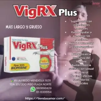 Suplemento VigRx plus para hombres encargado del desarrollo viril - TIENDAS AMOR 
