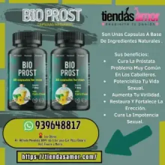 BIO PROST CAPSULA DE POTENCIADOR SEXUAL Y DEL MIEMBRO 