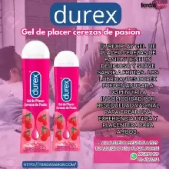 Gel Lubricante DUREX de Placer Play Cerezas MULTIORGASMICO - TIENDAS AMOR 