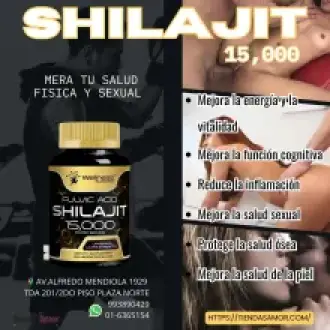 SHILAJIT - 100 Testosterona - Potencializador - Energizante - TIENDAS AMOR 