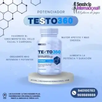 TESTO 360 POTENCIADOR 30 Y 60 CAPSULAS