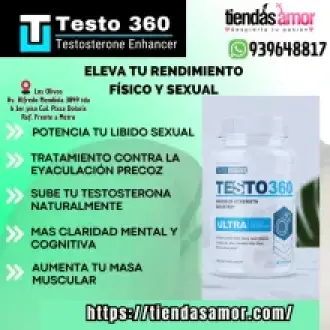Suplemento y potenciador natural TESTO 360 Ultra - LOS OLIVOS