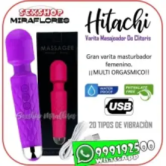 HITACHI - VARITA VIBRADOR MASAJEADOR DE CLITORIS - SEXSHOP OFERTAS MIRAFLORES
