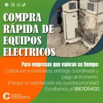 COMPRAMOS EQUIPOS ELECTRICOS 