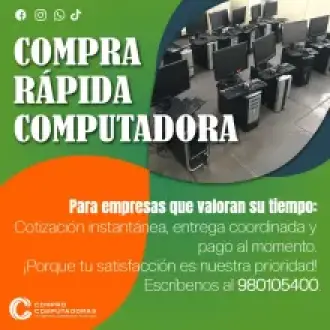 COMPRAMOS COMPUTADORAS
