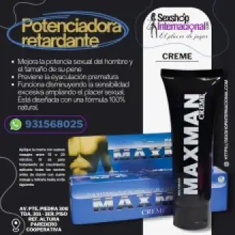 MAXMAN CREME POTENCIADORA RETARDANTE