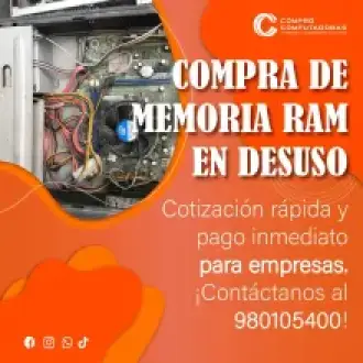 COMPRAMOS MEMORIAS RAM