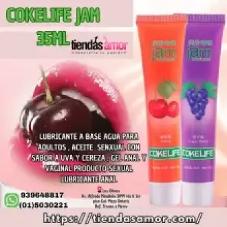 LUBRICANTE SEXUAL COMESTIBLE CON SABOR A UVA Y CEREZA