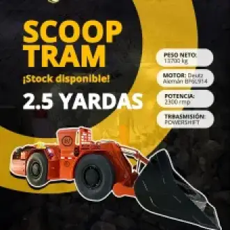 SCOOPTRAM DE 2.5 YARDAS