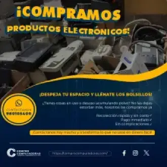 COMPRAMOS EQUIPOS ELECTRONICOS 