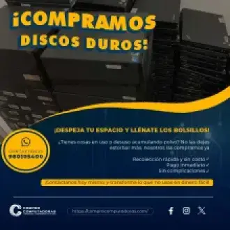 COMPRAMOS DISCOS DUROS 