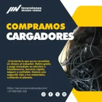 COMPRAMOS CARGADORES