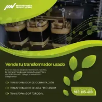 COMPRAMOS TRANSFORMADORES
