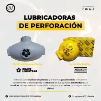 Lubricadoras de ATLAS COPCO y BOART LONGYEAR