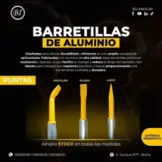  BARRETILLAS DE ALUMINIO