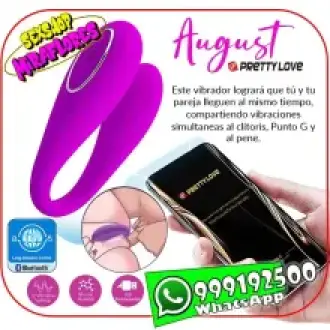 AUGUST PRETTY LOVE - VIBRADOR INALAMBRICO APP - SEXSHOP MIRAFLORES