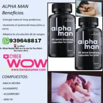 SUPLEMENTO ALPHAMAN POTENCIALIZADOR RENDIMIENTO SEXUAL