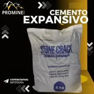 Fuerza Silenciosa Cemento Expansivo de Alto Impacto