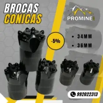 BROCAS CONICAS 36 MM MINERIA 