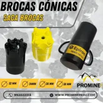 BROCAS CONICAS LIMA PERU 34 MM 