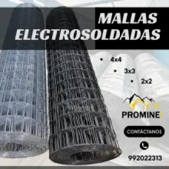 MALLAS ELCTROSOLDADAS ALAMBRE NUMERO 8 