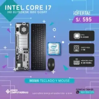 Intel i7 8GB RAM 1TB