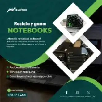  Compra y reciclaje de NOTEBOOKS 