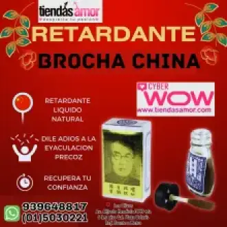 Retardante Masculino Brocha China Original 