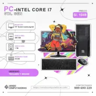  PC lista para trabajar estudiar o jugar