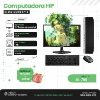 PC i7-6 Monitor 19 Todo lo que necesitas 