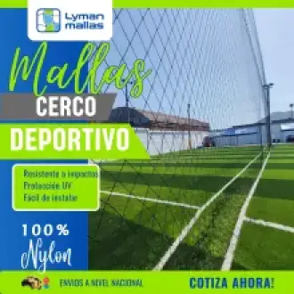 Venta de mallas para Campo Deportivo - Lyman Malla