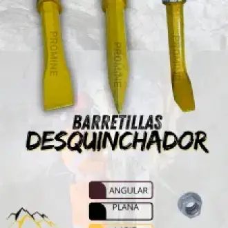 BARRETILAS DE ALUMINIO PUNTA DE ACERO